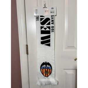 Valencia VFC Scarf Mestalla 100 Years Scarf 140x18 cm New